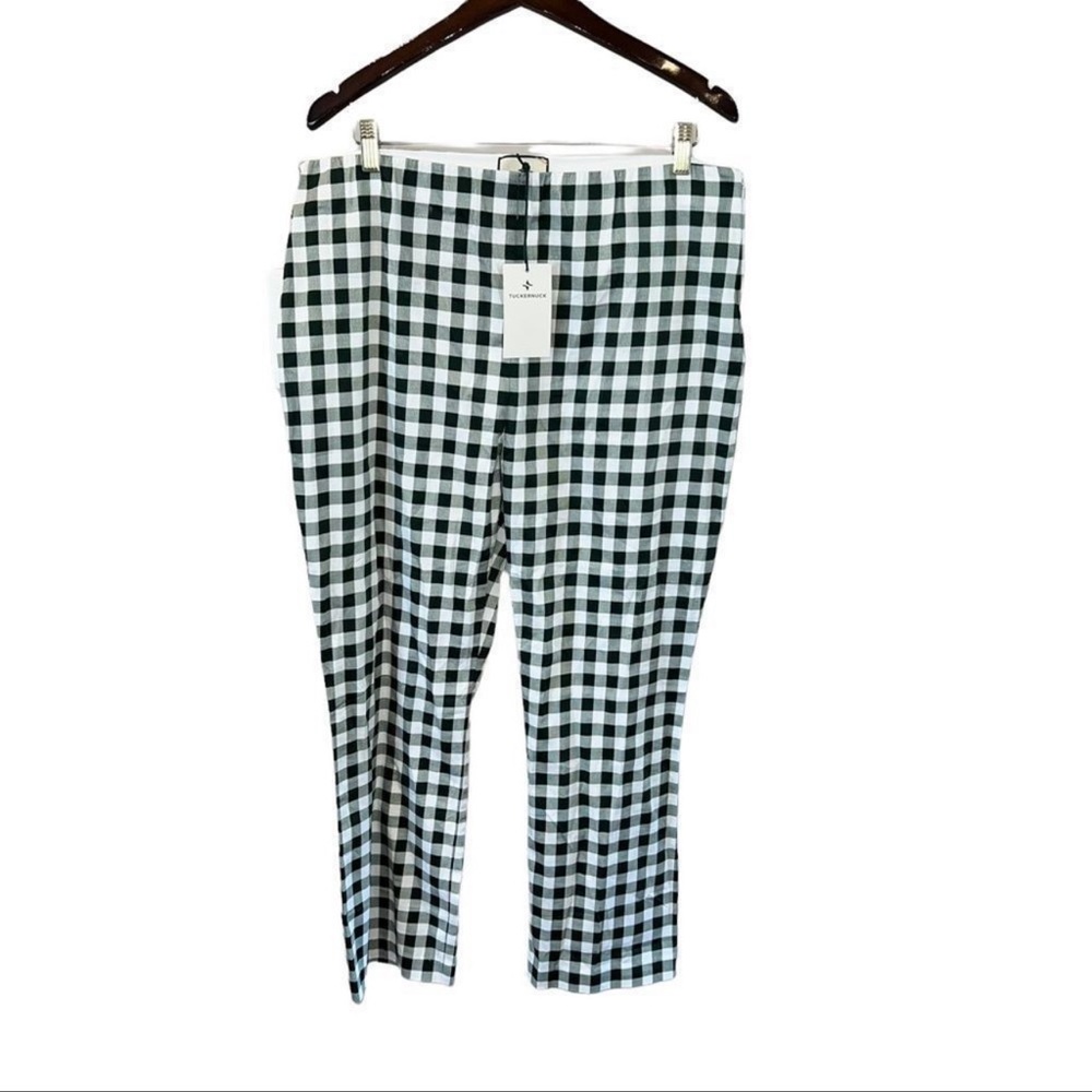 Tuckernuck Green Gingham Marnie Pants